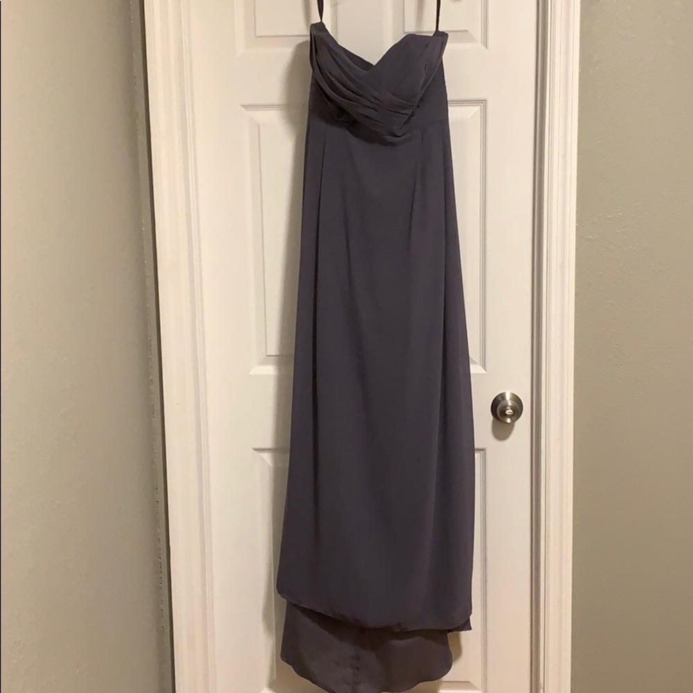 Long strapless dress